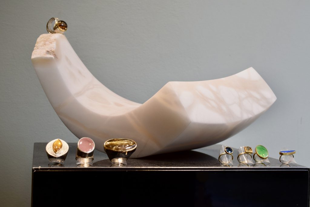 sculpture meets jewelry